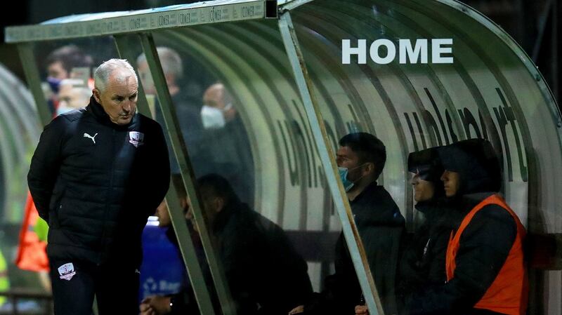 John Caulfield’s Galway United welcome UCD to Eamonn Deacy Park. Photograph: Tommy Dickson/Inpho