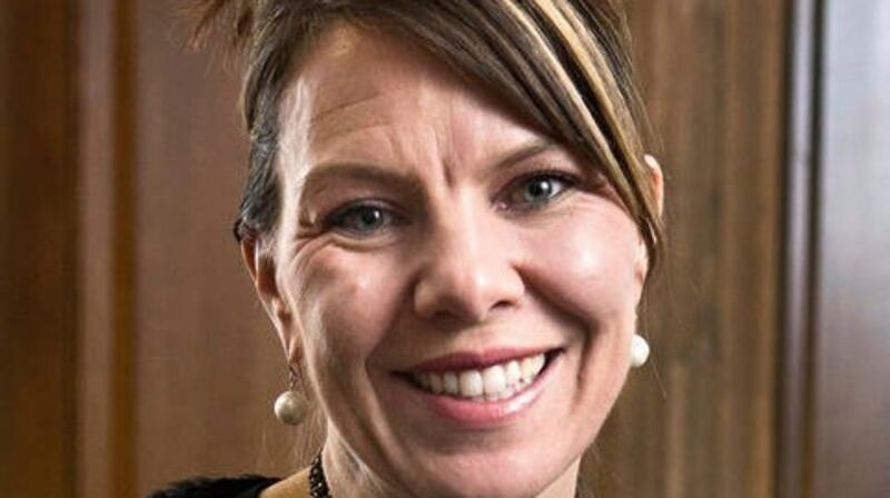 Bank executive Jennifer Riordan (above) was killed after she was partially pulled through a gaping hole next to her seat on a Southwest flight as the cabin suffered rapid decompression due to an engine explosion. File photograph: Marla Brose/The Albuquerque Journal/AP
