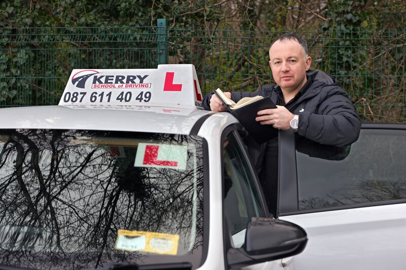 Eric Wharton, driving instructor and operator of Kerry School of Driving, based in Killarney, with a centre in Tralee. Photograph: Valerie O'Sullivan