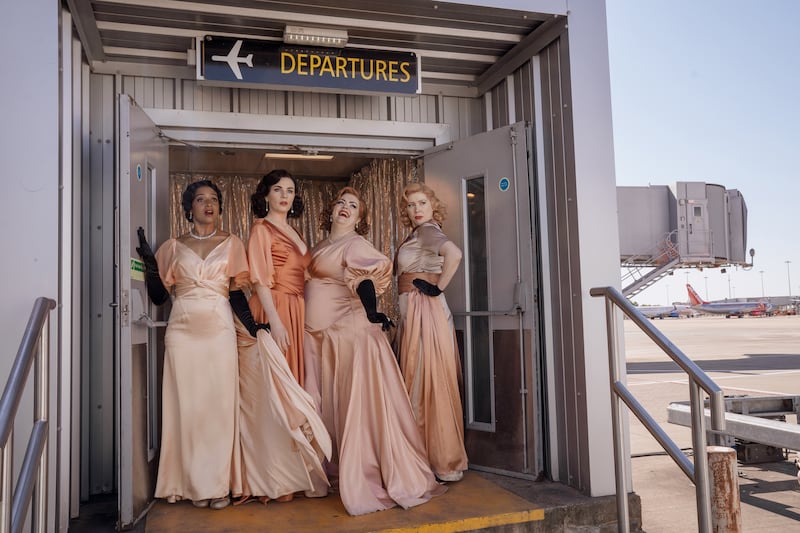 Amaka Onafor, Aisling Bea, Jayde Adams and Alice Lowe in Greatest Days