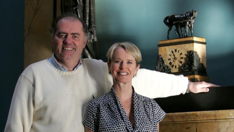 Yeats country: Edward Walsh and Constance Cassidy, owners of Lissadell. Photograph: Alan Betson