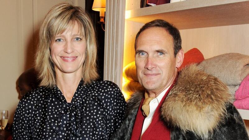 Big beast: Sunday Times restaurant critic AA Gill with his partner, Nicola Formby, with whom he dined at Ballymaloe. Photograph: David M Benett/Getty