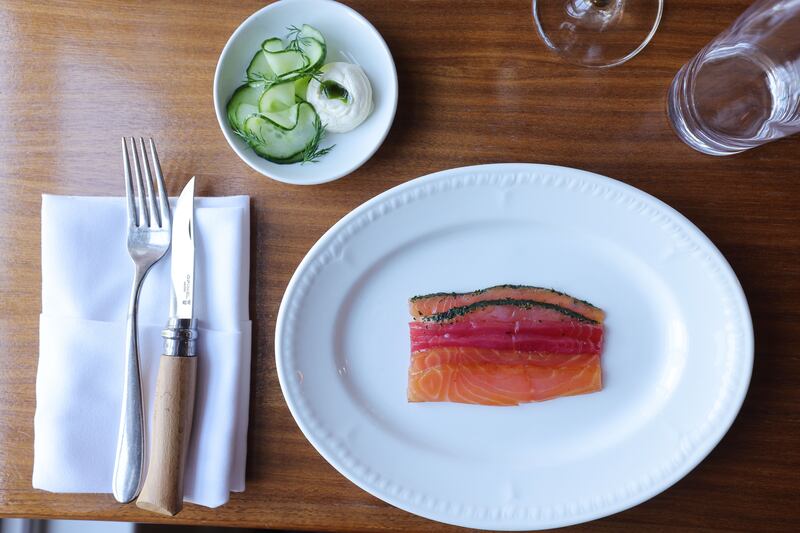 Food at the Pig's Ear on Nassau Street, Dublin. Photograph: Alan Betson