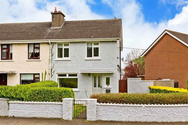 This Stillorgan home is in a quiet cul-de-sac within walking distance of the village