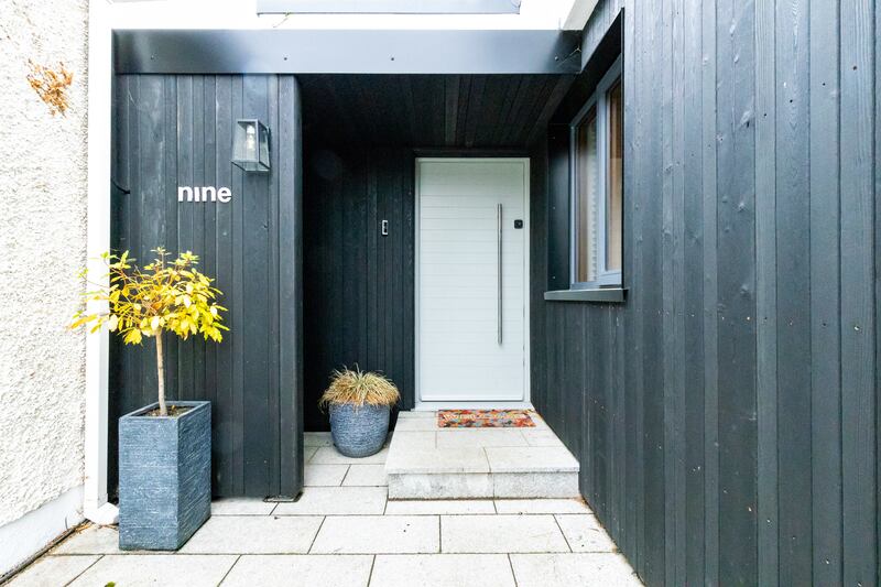 The hall door is to the side, so the hallway runs parallel to the front of the property. Photograph: Ed Place