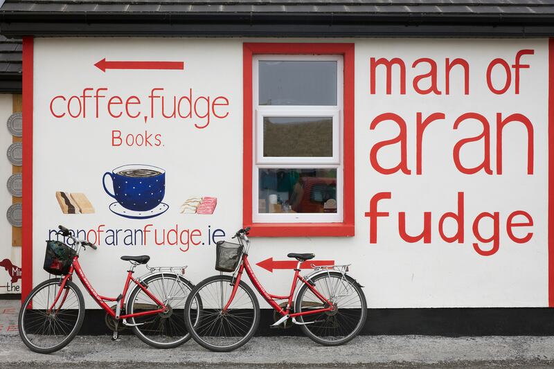 Aran Islands: the Man of Aran Fudge shop on Inishmore