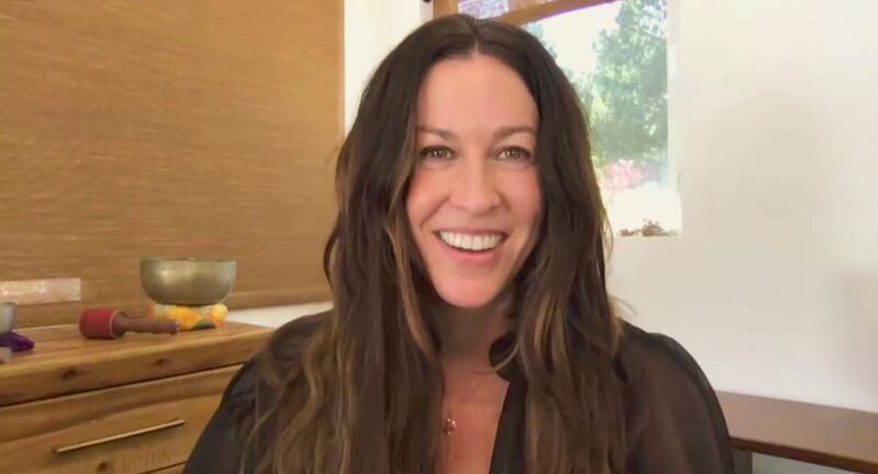 Alanis Morissette and her family had been living in LA, until wildfires destroyed 85% of their home. Photograph: CBS via Getty Images