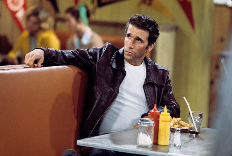 Henry Winkler as Fonzie in Happy Days