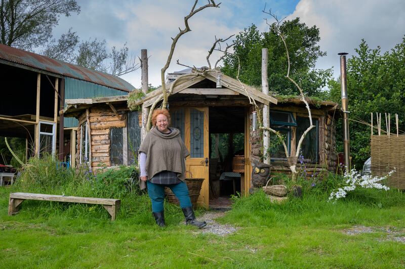 Kate Burrows outside her workshop in Co Roscommon. Photograph: Michael McLaughlin