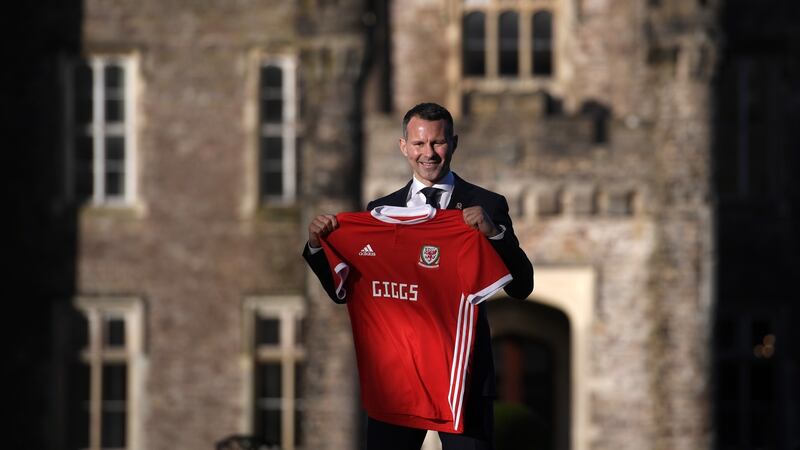 New Wales manager Ryan Giggs could face Ireland and former team mate Roy Keane. Photograph: Stu Forster/Getty