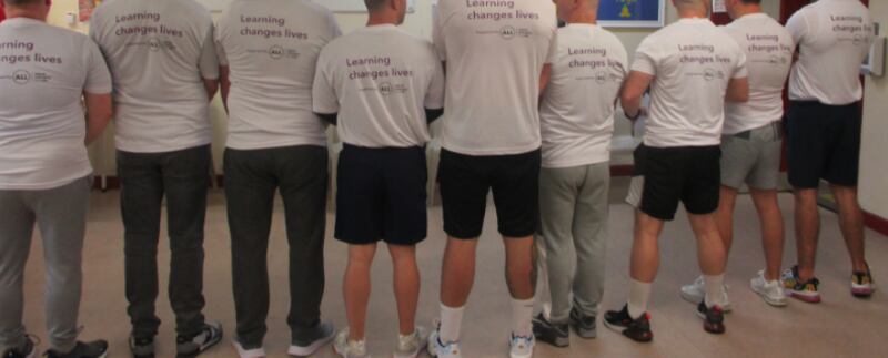 Literacy Ambassadors in the prison.