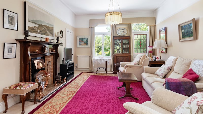 Rear reception room with door to garden