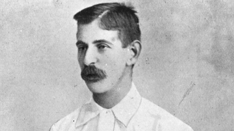 Joshua Pim pictured in 1893, the year he won his second Wimbledon doubles title alongside Frank Stoker. Photograph:  Hulton Archive/Getty Images