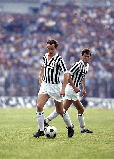 Ballad of a Thin Man: Juventus players wondered what a scrawny Irishman could do for them, then Liam Brady helped them to two Serie A titles. Photograph: Alessandro Sabattini/Getty Images