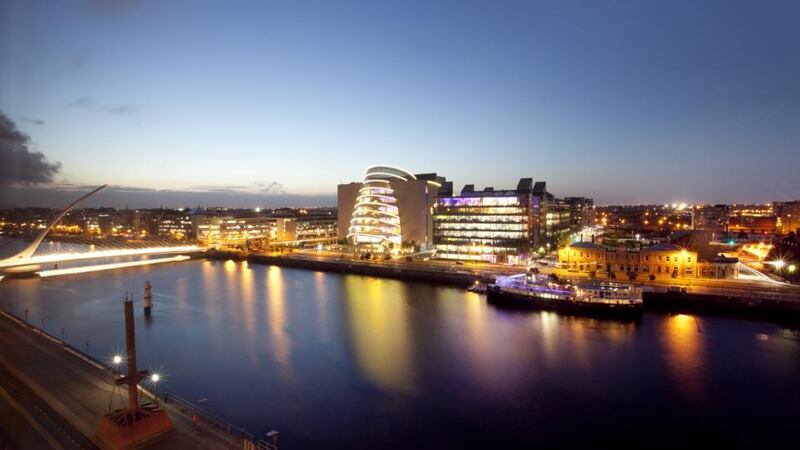 THE MAN ABOUT TOWN: 49 Hanover Riverside, Grand Canal Dock, Dublin 2 is a two-bedroom penthouse on Hanover Quay, south of the Liffey with spectacular views of some of the capital’s contemporary architecture . The glazed space has high ceilings and underfloor heating. The kitchen is bijou, but you’re surrounded by hip eateries. The 87sq m (936sq ft) property is asking €525,000 through agent Owen Reilly.