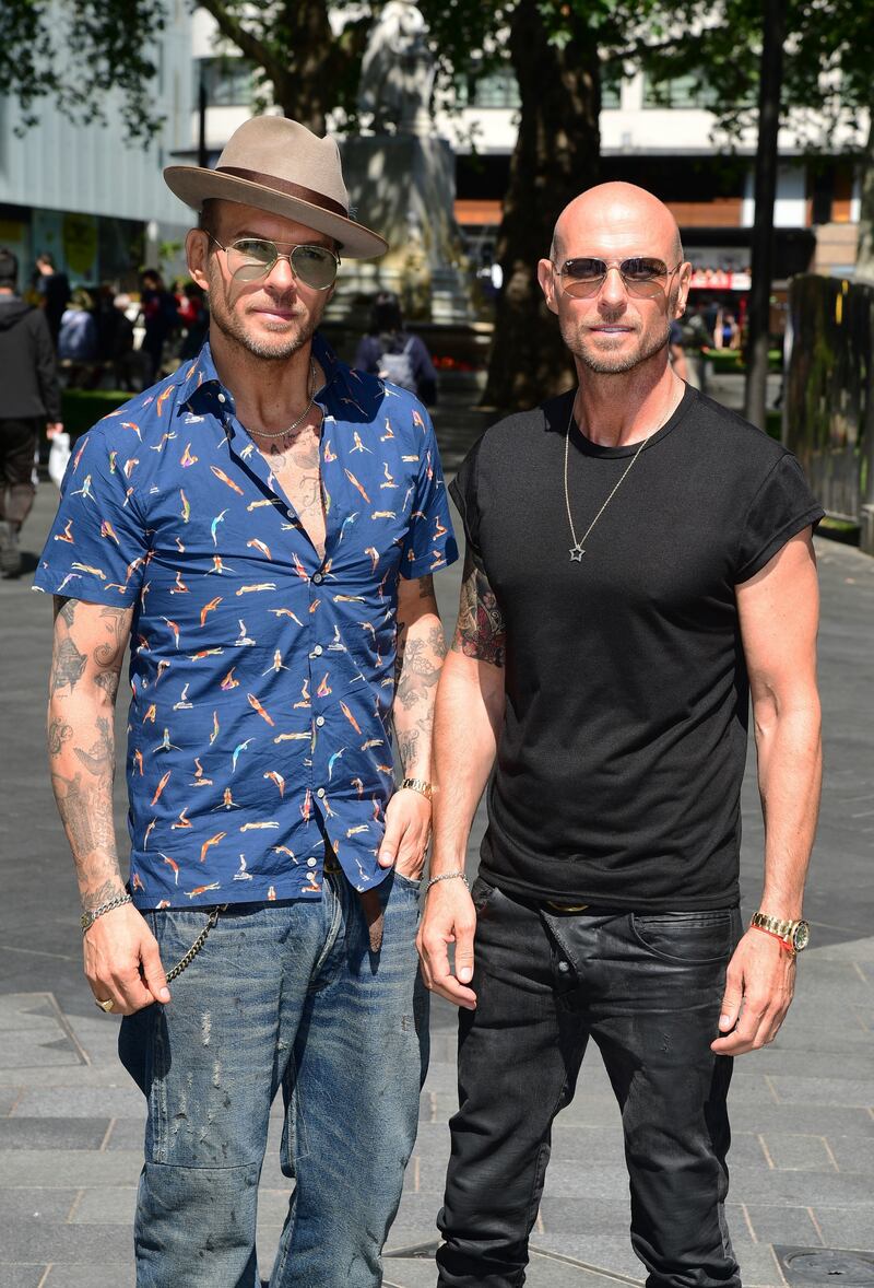 Matt and Luke Goss. Photograph: Ian West/PA Wire