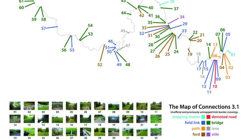 Vernacular cartography: detail from 'The Map of Connections'