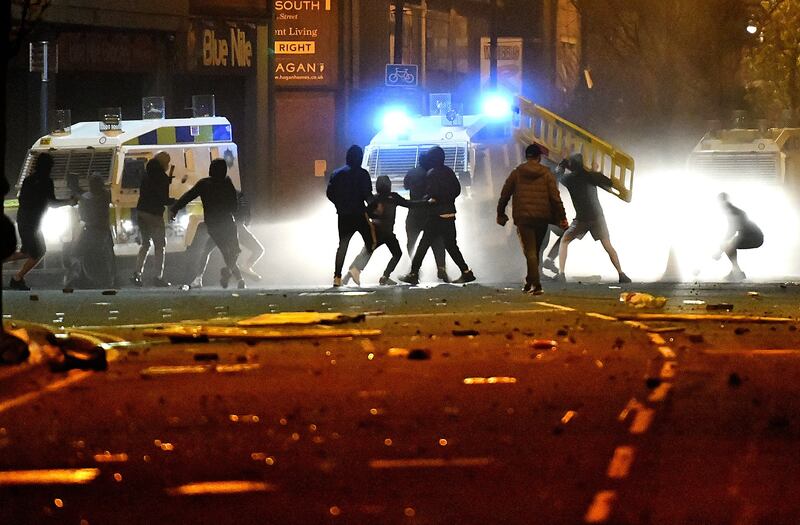 There has been mounting anger within Unionism at the Irish Sea Border element of the Northern Ireland Protocol that was put in place in the deal agreed between Boris Johnson and the EU. Photograph: Alan Lewis / Photopress Belfast