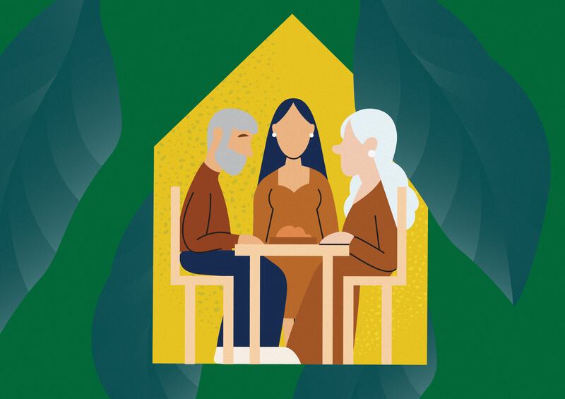 It becomes this big ordeal of who’s going to be home, can we take over the sitting room, are we going to eat dinner with my parents or separately, can we get a takeaway?