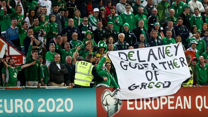 Giving som many match tickets to a corporate hospitality company is a breach of trust with the Irish fans.