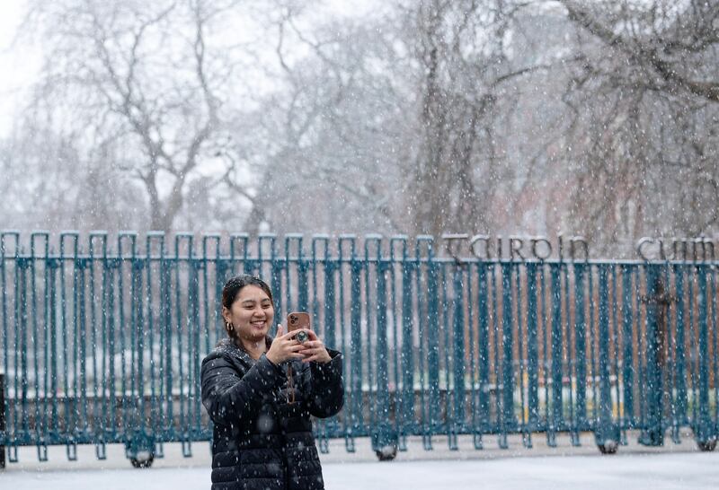 Taking a photograph. Photograph: Sam Boal/Collins Photos