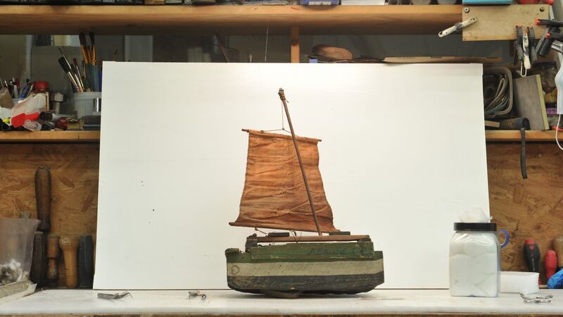 Model boats made by Jack B Yeats donated to the Model Arts Centre in Sligo. Photograph: Heike Thiele