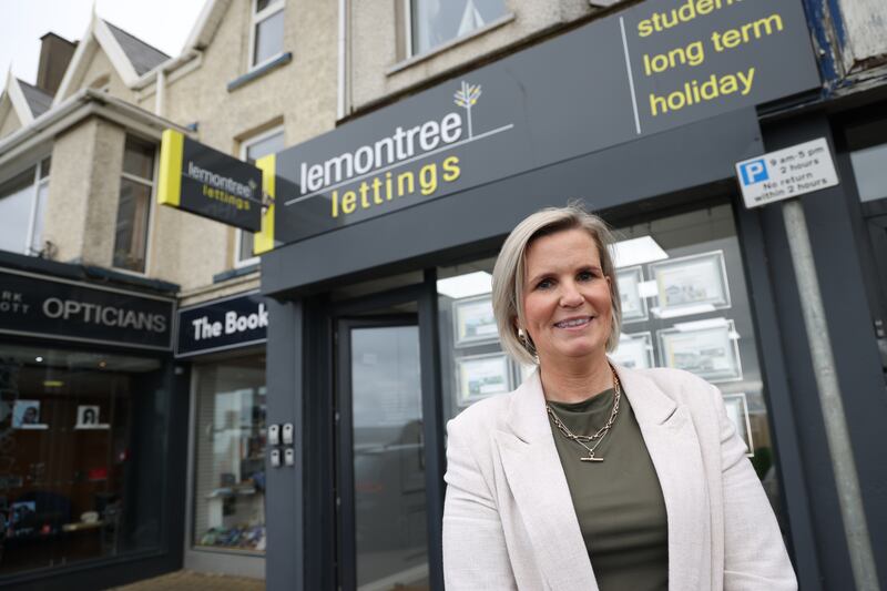Lee-Ann Dallas runs Lemontree Lettings in nearby Portstewart. 'Golfers are taking, for example, a five-bed family home for £35,000 for the 10  days.' Photograph: Bryan O’Brien