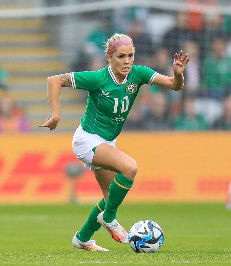 There is still hope Denise O'Sullivan could add to her 102 caps at the World Cup. Photograph: Evan Treacy/Inpho