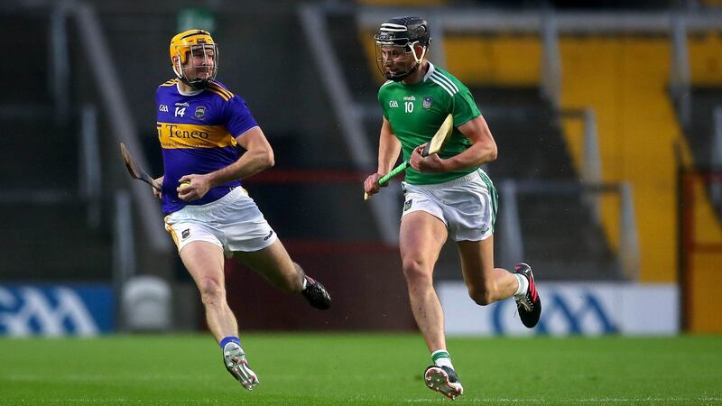 Gearoid Hegarty (right) has been impressive for Limerick so far. Photo: Ryan Byrne/Inpho