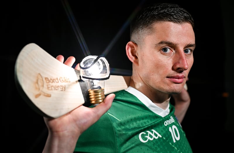 22 April 2024; (EDITORS NOTE: A special effects camera filter was used for this image.) In attendance at the launch of Bord Gáis Energy’s ‘That’s Hurling Energy’ campaign is Bord Gáis Energy ambassador and Limerick hurler Gearóid Hegarty at Croke Park in Dublin. The new campaign marks Bord Gáis Energy’s 15 years of involvement in inter county hurling and celebrates the excitement, spirit and passion that makes the GAA All-Ireland Senior Hurling Championship and its fans so unique. Photo by Sam Barnes/Sportsfile *** NO REPRODUCTION FEE ***