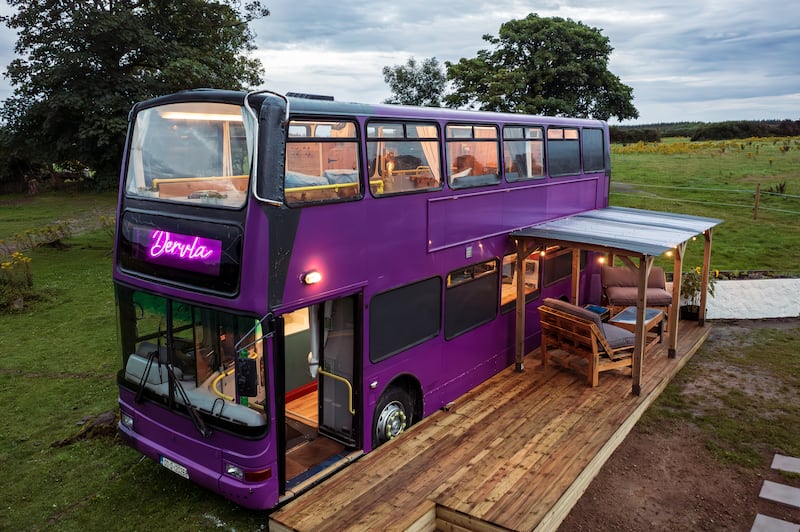 The bus cost €6,500 and was still in perfect working order when the couple bought it. Photograph: Colin Shanahan/DigiCol Photography