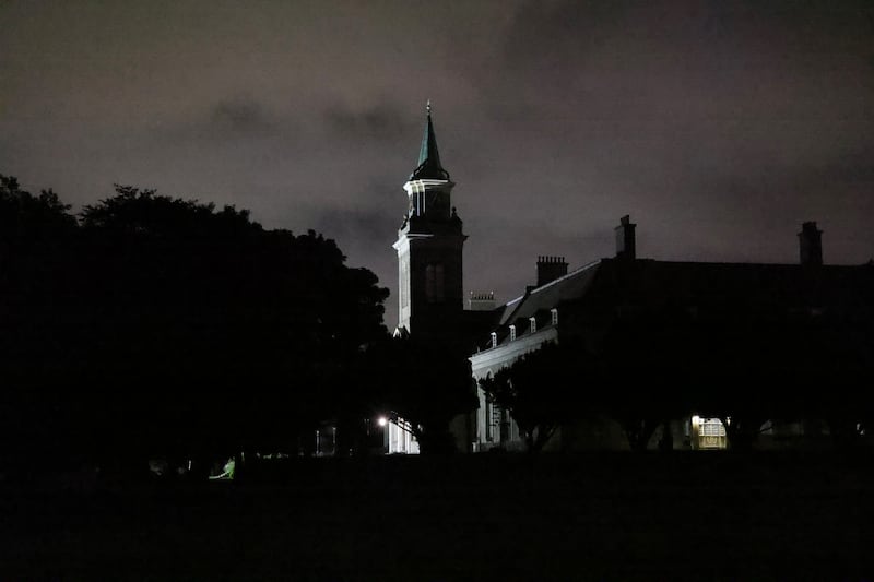 Royal Hospital Kilmainham at night, home to the Irish Museum of Modern Art IMMA.  Photo: Bryan O’Brien 