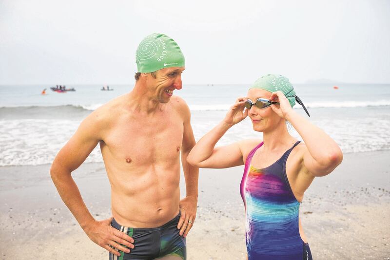 Donncha Ó Siadhail, 6 Liffeys, 2015 winner, and Jennifer Gilbert, 2016 winner, both Meath Masters SC: 'Jennifer was just after having Darragh, and there's a picture of her after hopping out, sitting near the Custom House, breastfeeding the child'