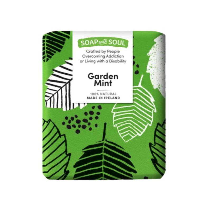 Garden mint soap