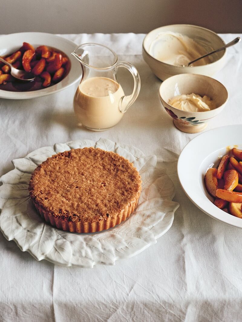 Jeremy Lee's almond tart. Photograph: Elena Heatherwick