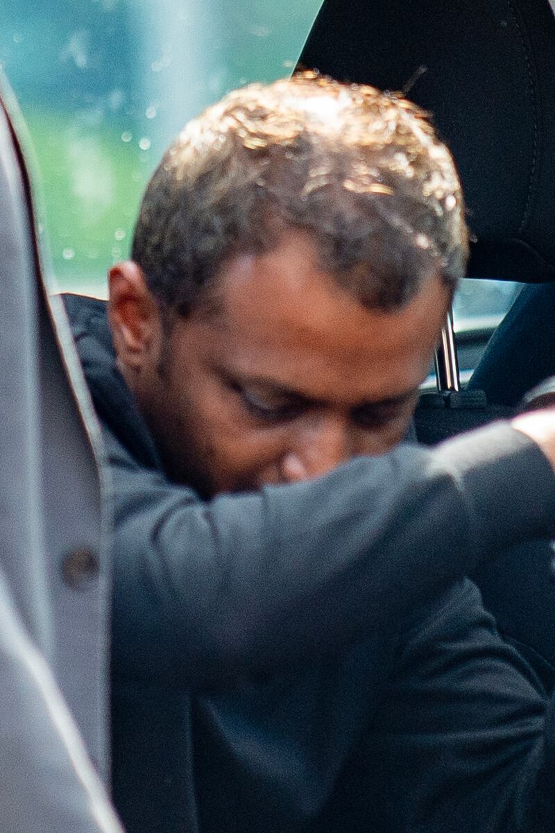 Regin Parithapara Rajan pictured previously at Cork District Court, charged with the murder of his wife Deepa Dinamani. Photograph: Cork Courts Limited