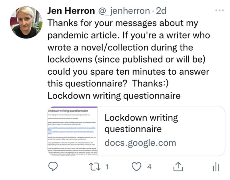 Jen Herron's Twitter appeal