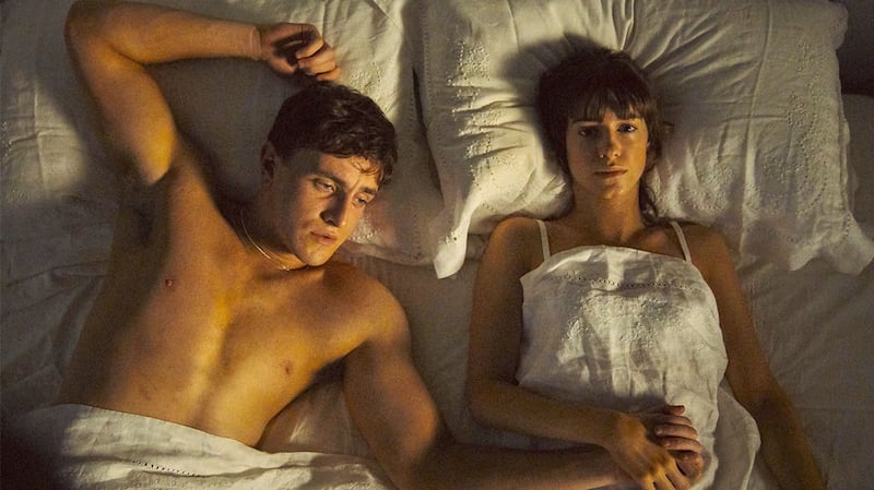 A scene from Normal People, the production of which featured input from an intimacy co-ordinator. Photograph: Enda Bowe