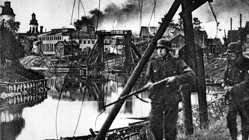 German troops besiege  Leningrad in September 1941. Photograph: Roger Viollet/ Getty Images