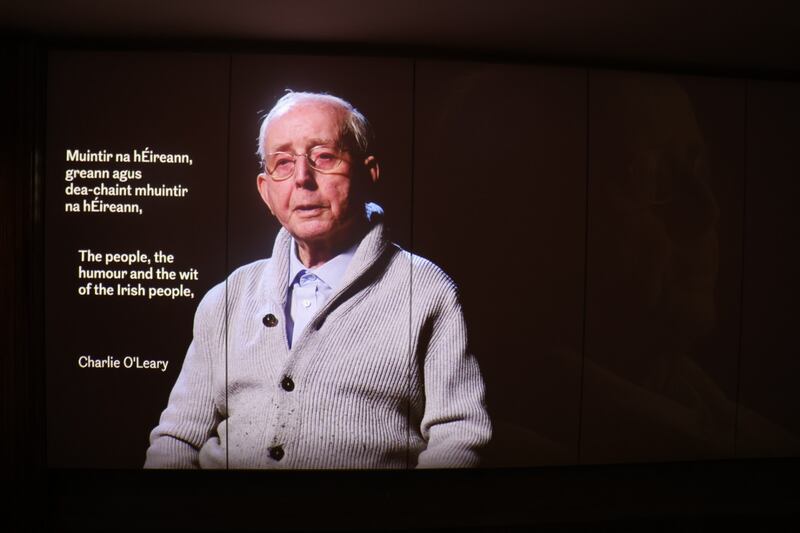 Former Ireland kitman Charlie O'Leary is one of the voices in the Changing Ireland exhibition at the National Museum of Ireland. Photograph: Ronan McGreevy