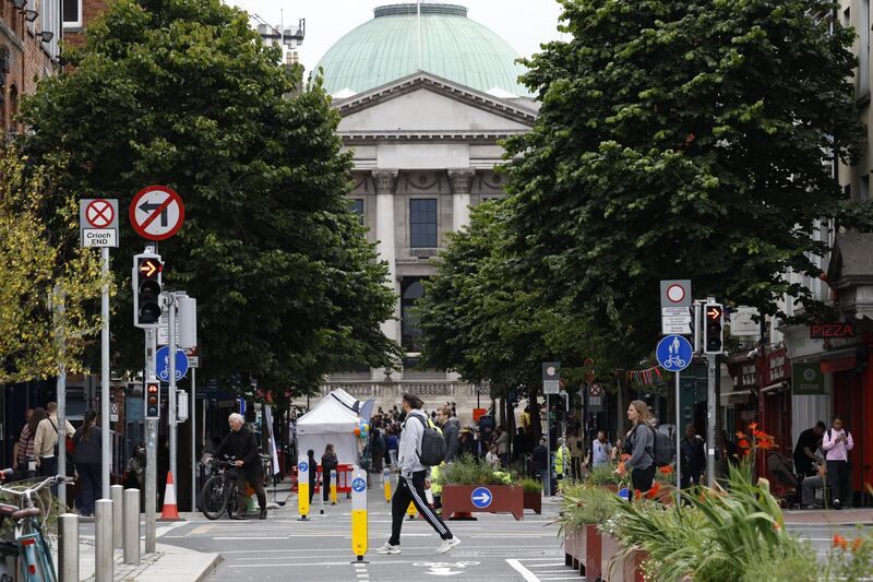 The Temple Bar Company organised a market on Parliament Street on Friday. Photograph: Nick Bradshaw