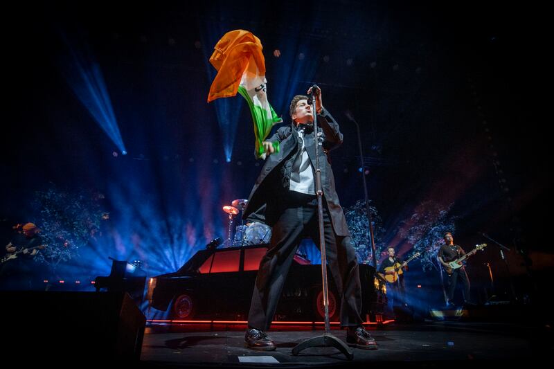 Ryan Hennessy from Picture This performing at the 3Arena, Dublin. Photograph: Tom Honan