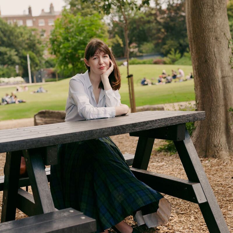 Sally Rooney in Merrion Square in Dublin in July this year. Photograph: Ellius Grace/New York Times