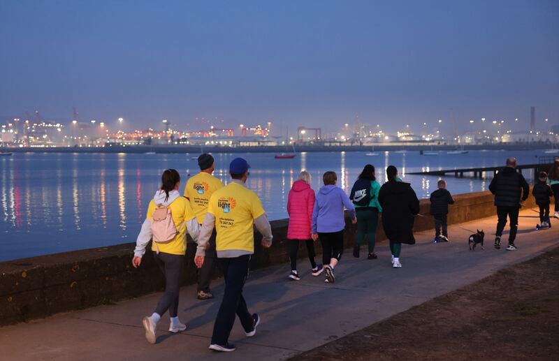 Darkness into Light 2024 in Clontarf, Dublin. Photograph: Dara Mac Dónaill