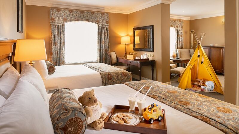 Old Ground Hotel family room. Photograph: John Kelly