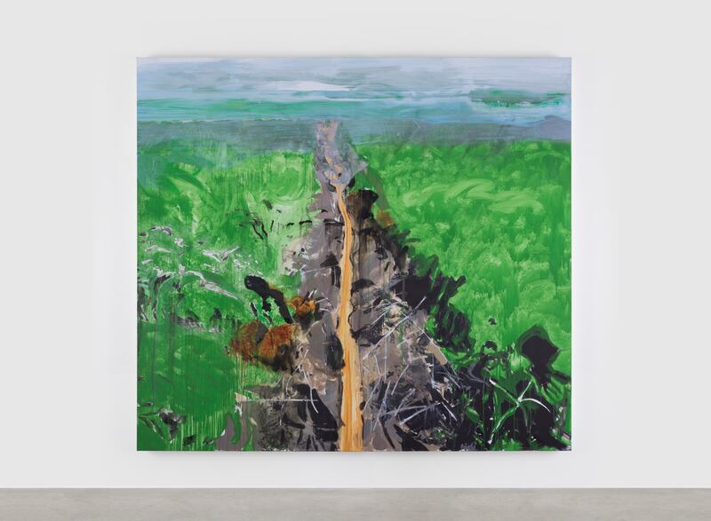 Brian Maguire, The Clearcut Amazon, 2023. Image courtesy Kerlin Gallery, Dublin
