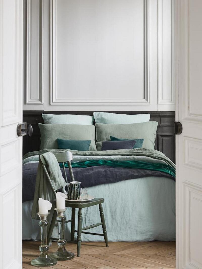 Linen sheets from  Merci Merci