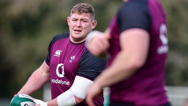 Tadhg Furlong will be crucial to Ireland’s hopes against New Zealand. Photograph: Dan Sheridan/Inpho
