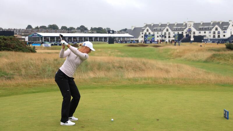 Anna Nordqvist shares the lead heading into the final round of the British Open. Photograph: Andrew Redington/Getty