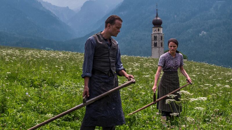 August Diehl and Valerie Pachner in A Hidden Life